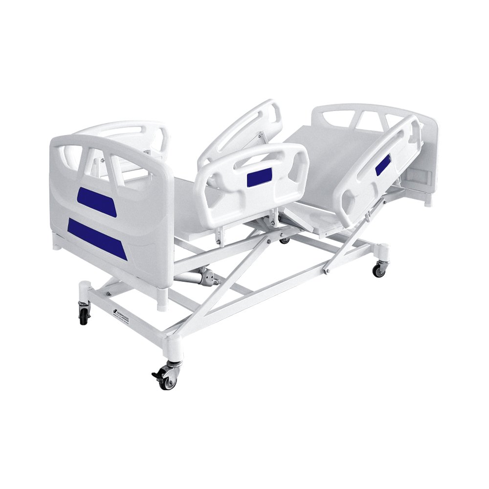 Cama Hospitalar Automatizada Com Elevação do Leito com Grade Luxo