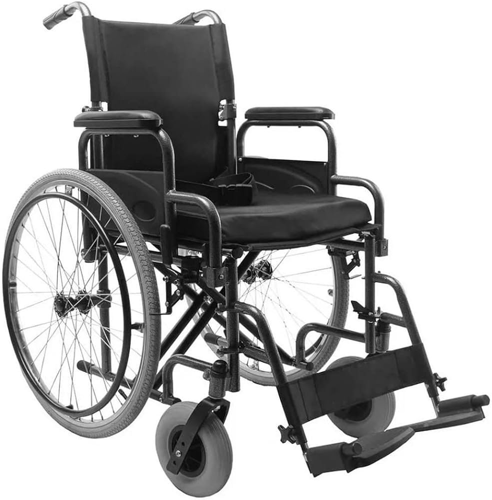 Cadeira de Rodas Aço Dobrável até 120 Kg D400 Dellamed